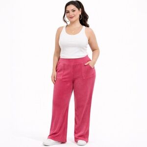 XL 🩷 JUICY COUTURE Women's Pink Velour Pants